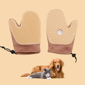 Pet Grooming Spray Glove™ – Anti-Static Cat Hair Remover, Double-Sided Brush for Pets & Furniture Cleaning - PawBayPets