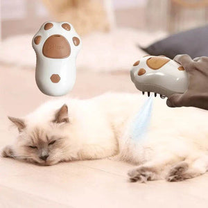 3-in-1 Pet Spray Massage Comb – Anti-Static Grooming Brush for Cats & Dogs, De-Shedding and Cleaning Tool - PawBayPets