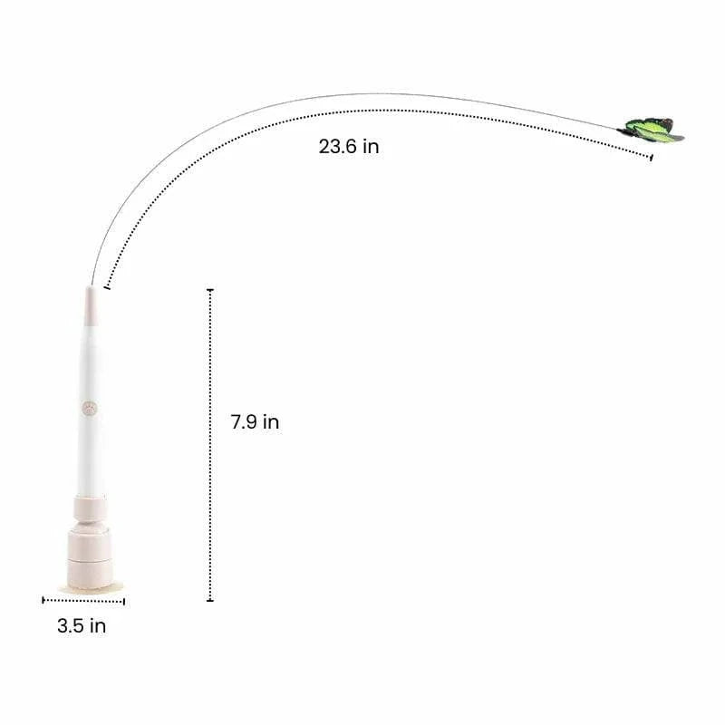 Interactive Automatic Cat Teaser Toy with Suction Base – Hands-Free Playtime for Cats PawBayPets