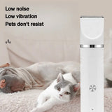 4-in-1 Quiet Pet Clippers - Cordless Grooming Kit & Nail Grinder PawBayPets