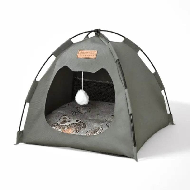 Portable Cat Tent Bed – Foldable, Breathable & All-Season Comfort - PawBayPets