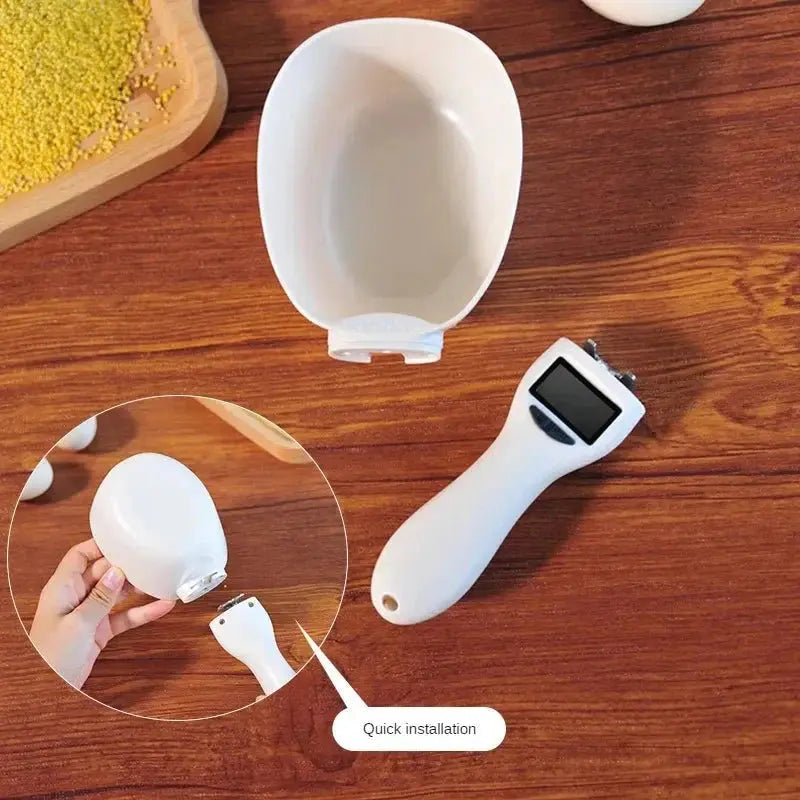 800g Digital Pet Food Scale, LED Kitchen Scoop for Dogs & Cats PawBayPets