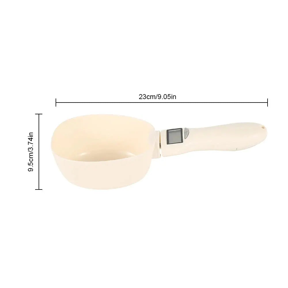 800g Digital Pet Food Scale, LED Kitchen Scoop for Dogs & Cats PawBayPets