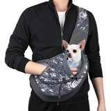 All-Season Pet Sling Carrier, Portable Breathable with Pocket - PawBayPets