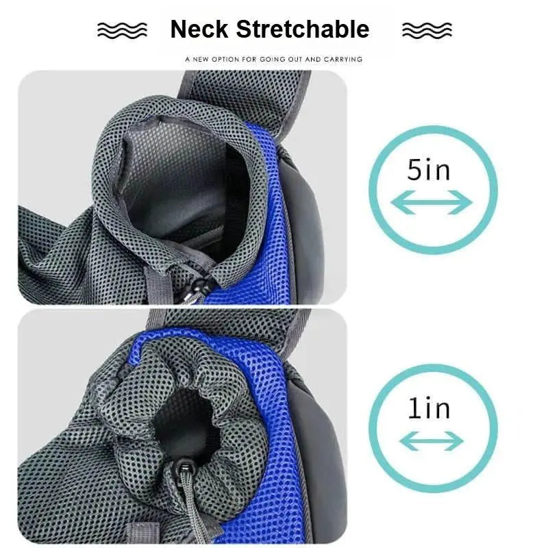 All-Season Pet Sling Carrier, Portable Breathable with Pocket - PawBayPets