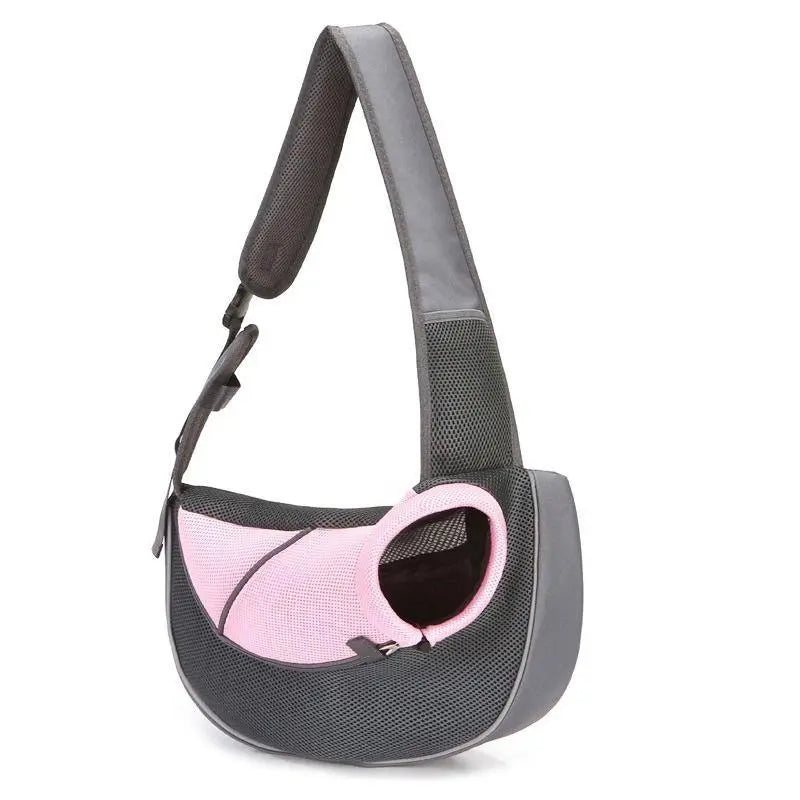 All-Season Pet Sling Carrier, Portable Breathable with Pocket - PawBayPets