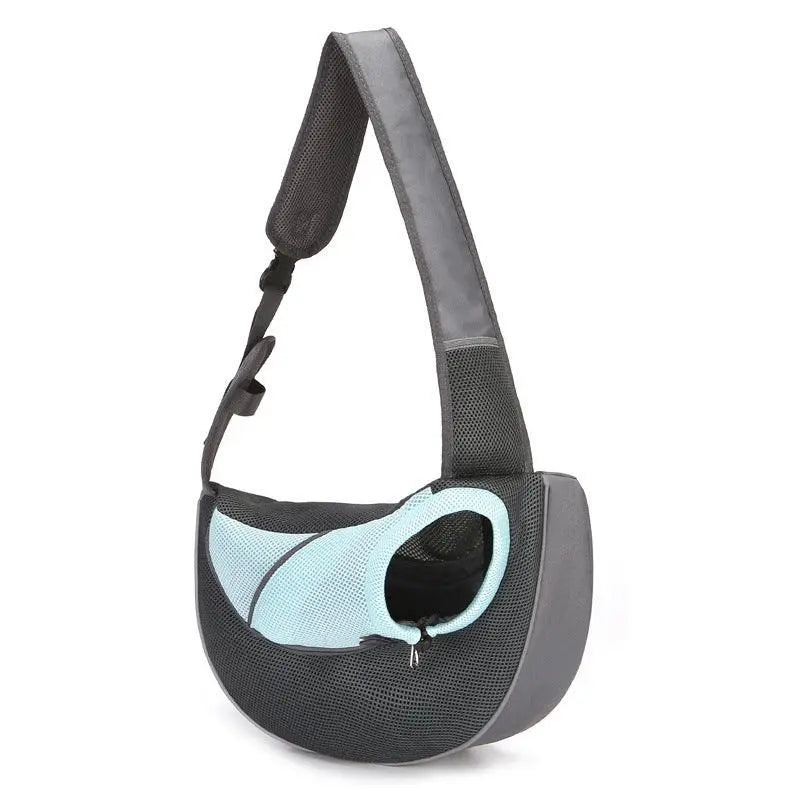 All-Season Pet Sling Carrier, Portable Breathable with Pocket - PawBayPets