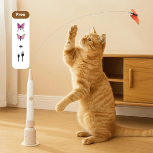 Interactive Automatic Cat Teaser Toy with Suction Base – Hands-Free Playtime for Cats PawBayPets