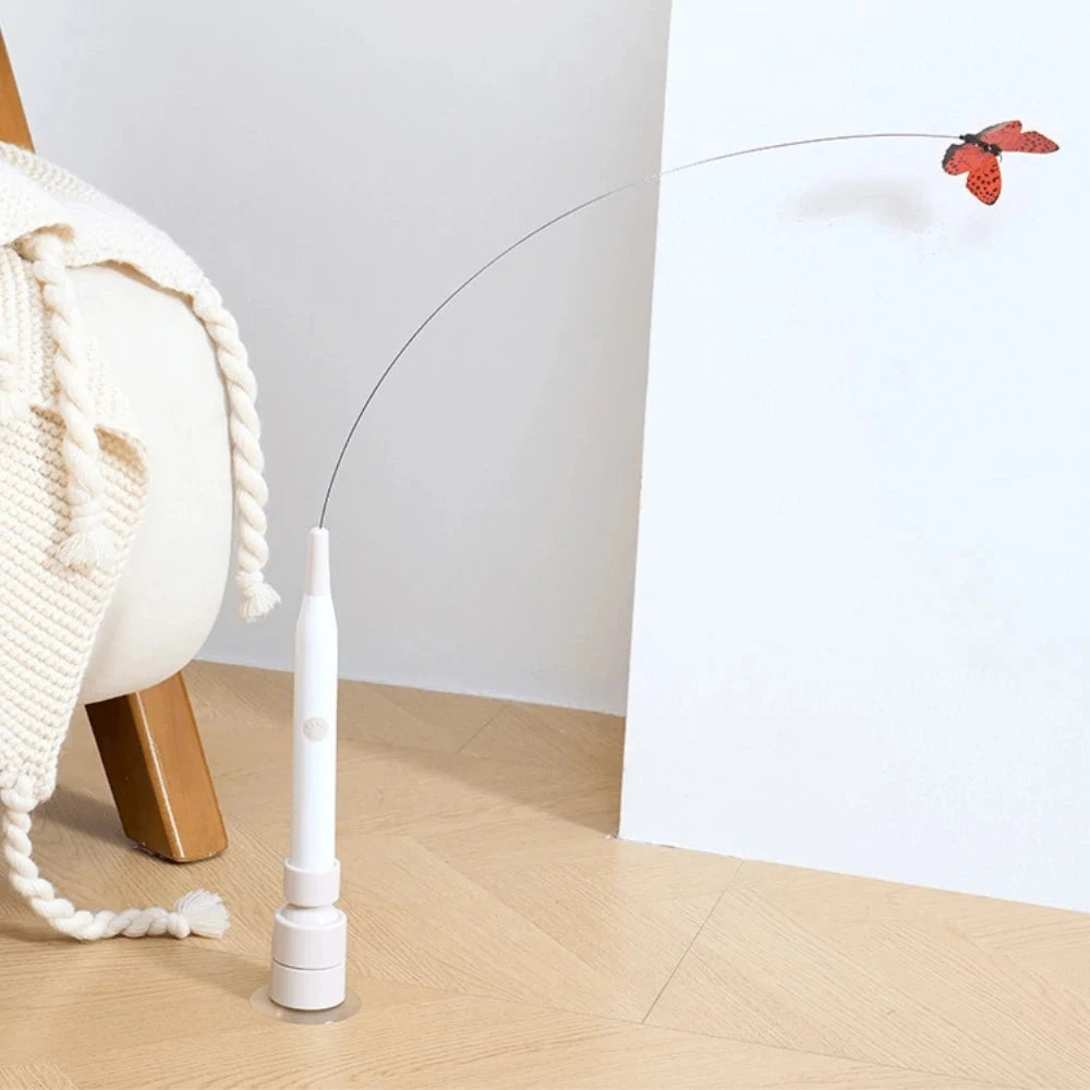 Interactive Automatic Cat Teaser Toy with Suction Base – Hands-Free Playtime for Cats PawBayPets