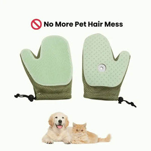 Pet Grooming Spray Glove™ – Anti-Static Cat Hair Remover, Double-Sided Brush for Pets & Furniture Cleaning - PawBayPets