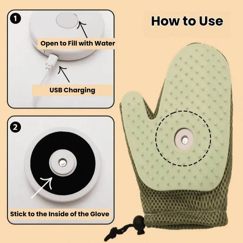 Pet Grooming Spray Glove™ – Anti-Static Cat Hair Remover, Double-Sided Brush for Pets & Furniture Cleaning - PawBayPets