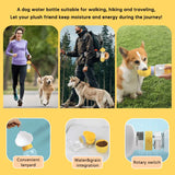 Outdoor Portable Multifunctional Cloud-Shaped Travel Cup for Cats & Dogs with Water and Food Compartments & Poop Bags - PawBayPets