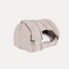 Convertible Cat Bed – 2-in-1 Arch Cave & Sofa for Cats and Small Dogs, Winter Warm House - PawBayPets