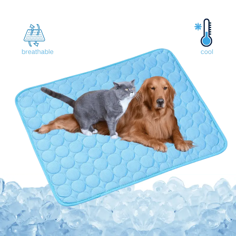 Extra-Large Cooling Mat for Pets & Kids - Spacious & Portable Tech Fiber Pad PawBayPets