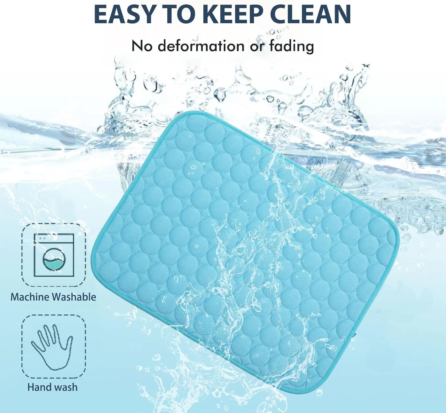 Extra-Large Cooling Mat for Pets & Kids - Spacious & Portable Tech Fiber Pad PawBayPets