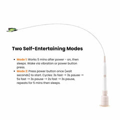 Hands-Free Suction Cat Teaser – Motorized Self-Play Toy for Cats - PawBayPets