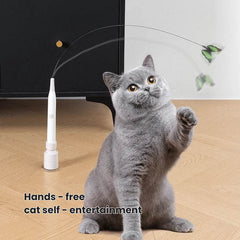 Hands-Free Suction Cat Teaser – Motorized Self-Play Toy for Cats - PawBayPets