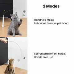 Hands-Free Suction Cat Teaser – Motorized Self-Play Toy for Cats - PawBayPets