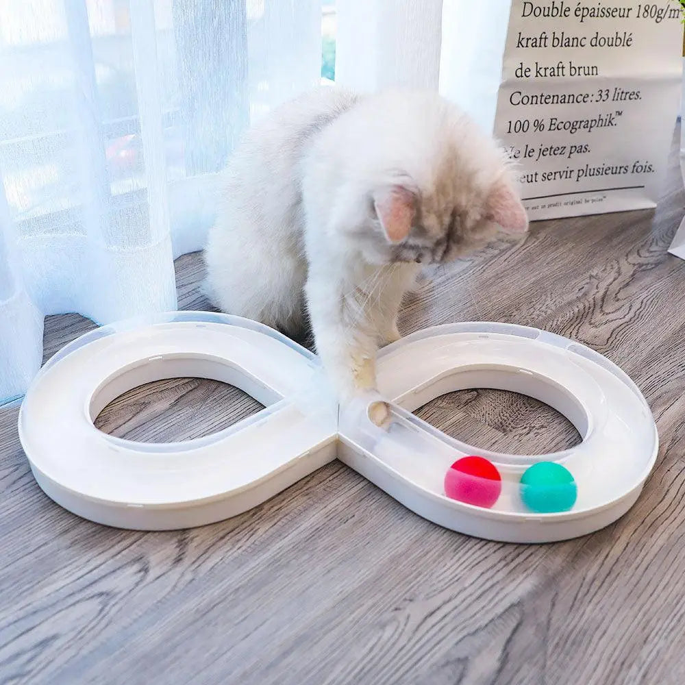Infinite Cat Turntable - Cat Track Ball Toy - PawBayPets