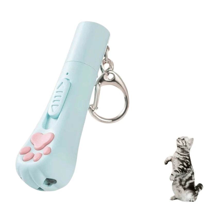 Interactive Cat Toy Light –Rechargeable Laser Pointer with 3 Modes & 5 Patterns - PawBayPets