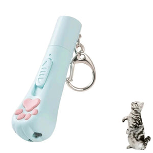 Interactive Cat Toy Light –Rechargeable Laser Pointer with 3 Modes & 5 Patterns PawBayPets