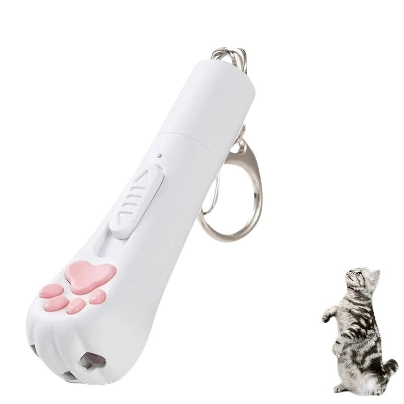 Interactive Cat Toy Light –Rechargeable Laser Pointer with 3 Modes & 5 Patterns PawBayPets