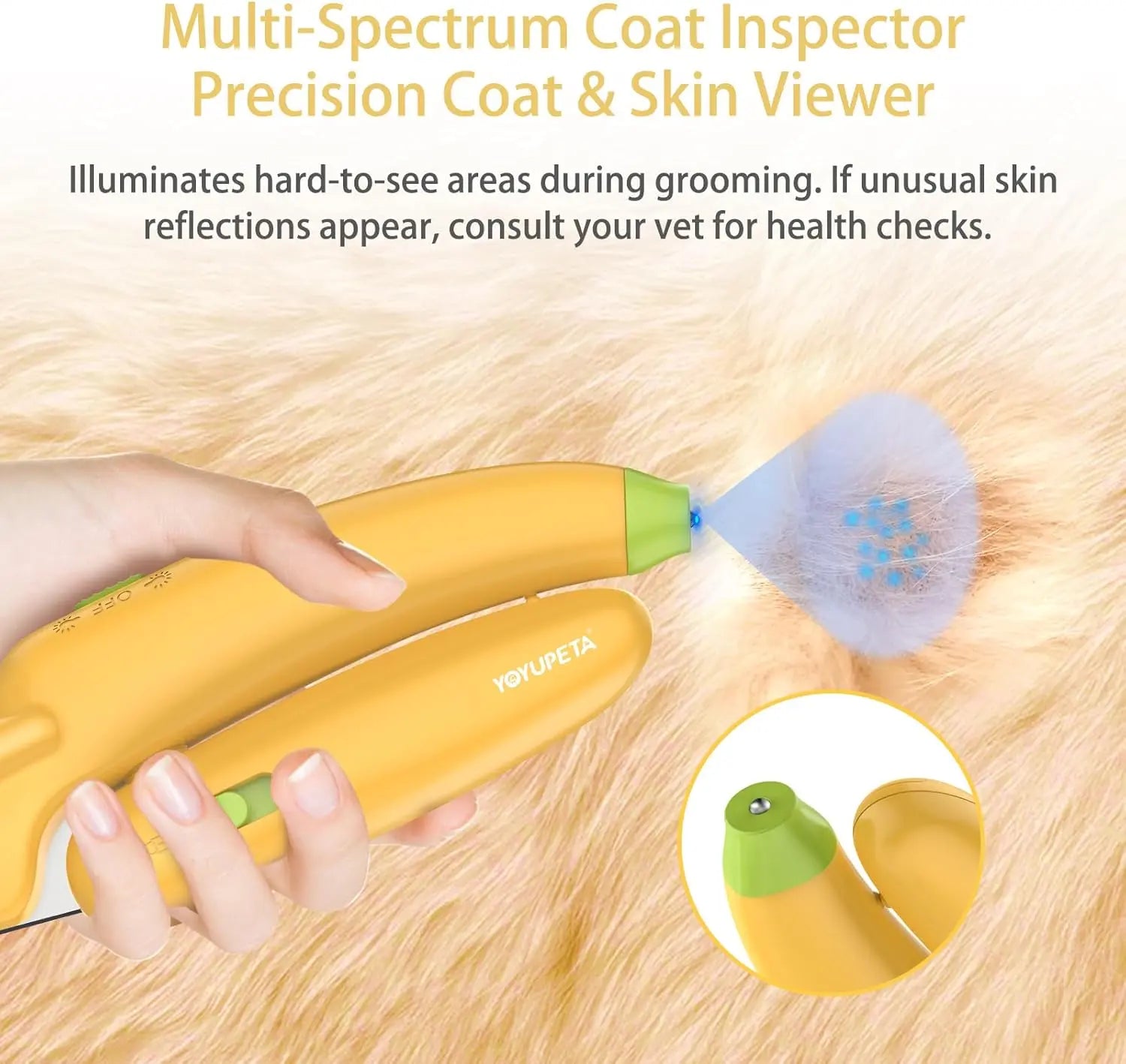 LED Pet Nail Clipper with Blood Line Detection & Banana Grip PawBayPets