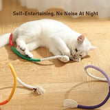 Organic Cotton Gall Fruit Chew Rope™ - Handmade, Non-Toxic & Durable Eco-Friendly Cat Toy for Interactive Play - PawBayPets