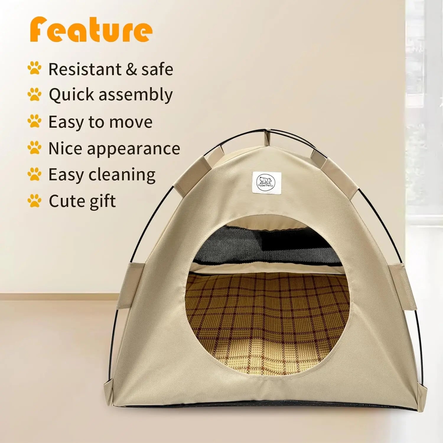 Pop-Up Pet Tent with Privacy Walls - Portable & Waterproof Design Festgoods