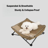 Portable Elevated Pet Cot – Foldable Waterproof Camping Bed PawBayPets