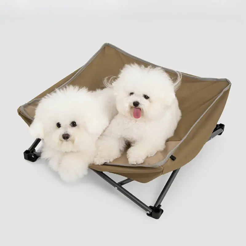 Portable Elevated Pet Cot – Foldable Waterproof Camping Bed PawBayPets