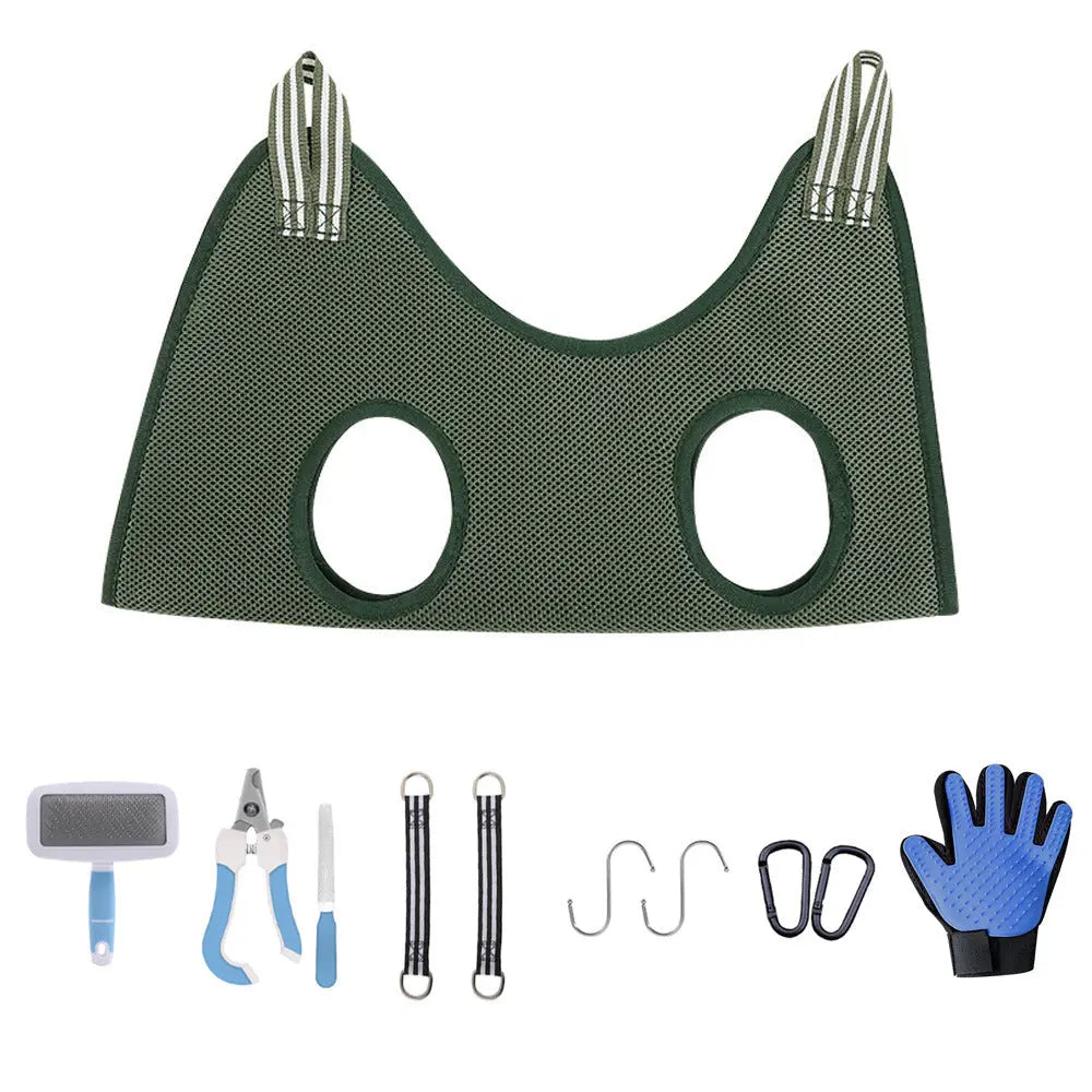 Professional Pet Grooming Hammock Kit - Dual-Layer & Multi-Size PawBayPets