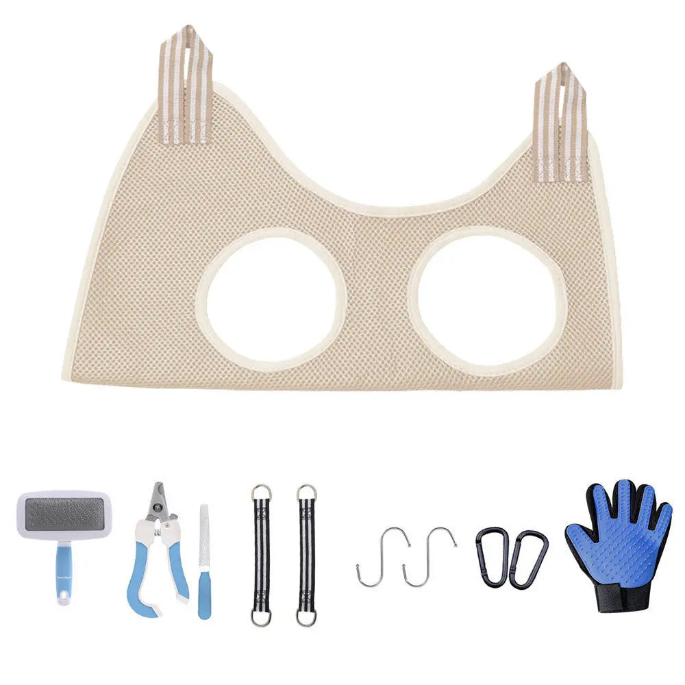 Professional Pet Grooming Hammock Kit - Dual-Layer & Multi-Size PawBayPets