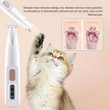 Rechargeable Cordless Pet Paw Trimmer with LED Light - Portable Grooming Tool for Dogs & Cats - PawBayPets
