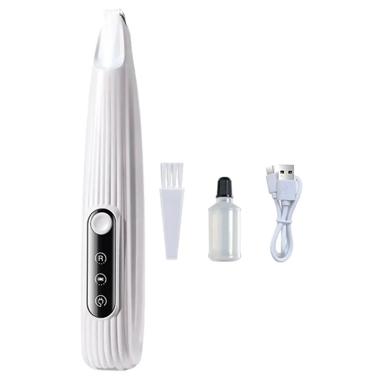Rechargeable Cordless Pet Paw Trimmer with LED Light - Portable Grooming Tool for Dogs & Cats - PawBayPets