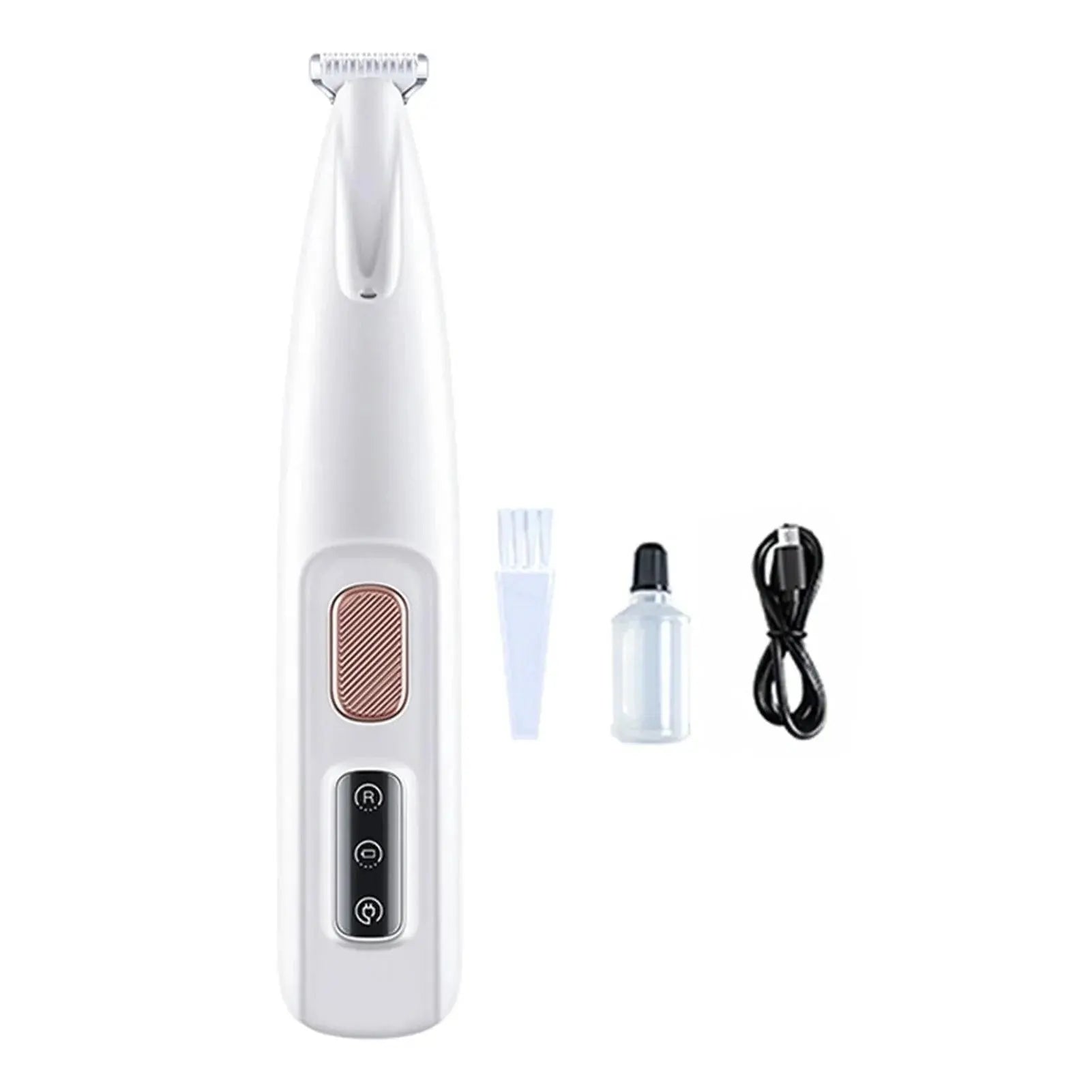 Rechargeable Cordless Pet Paw Trimmer with LED Light - Portable Grooming Tool for Dogs & Cats - PawBayPets