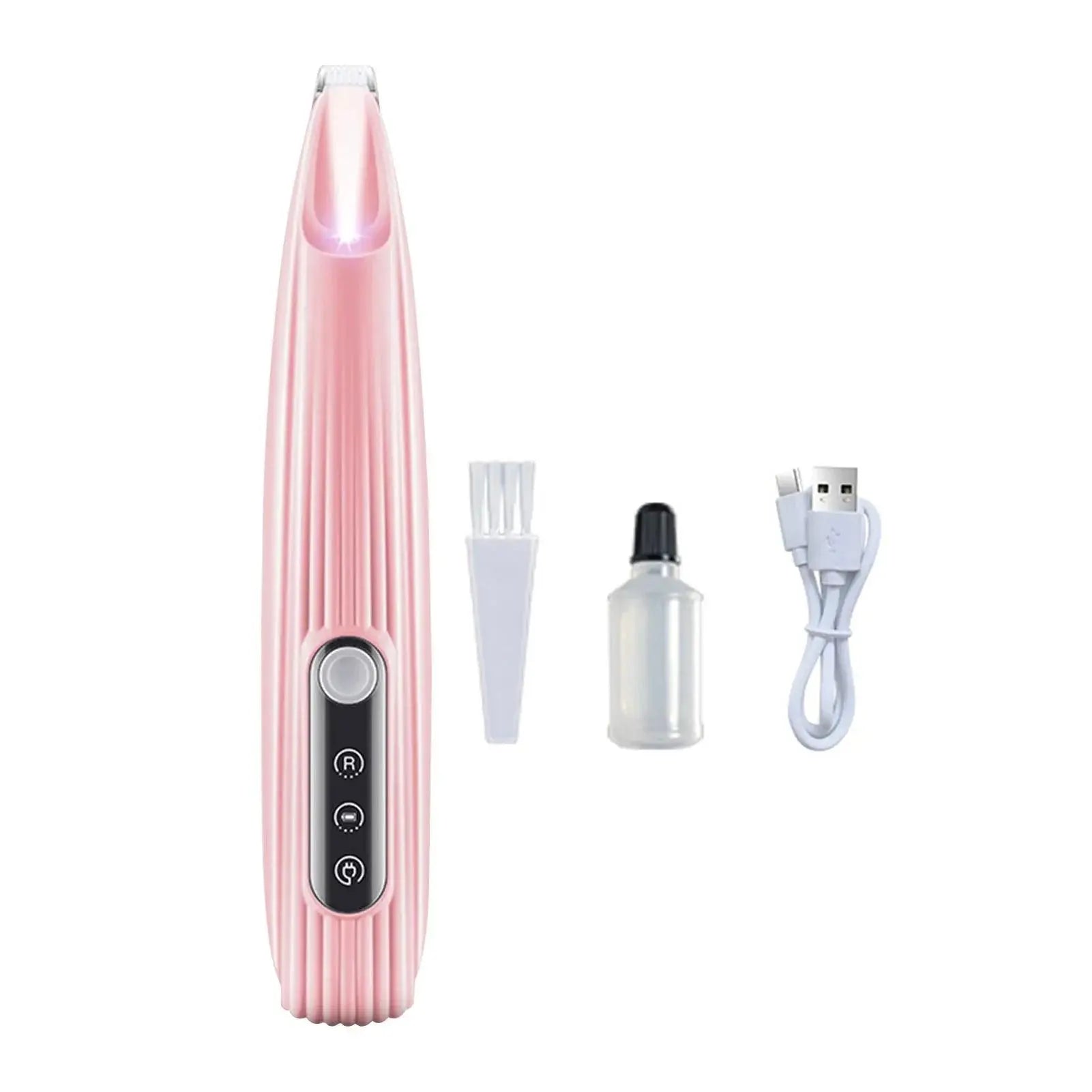 Rechargeable Cordless Pet Paw Trimmer with LED Light - Portable Grooming Tool for Dogs & Cats - PawBayPets