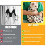 Self-Adherent Cat Restraint Wrap - Anti-Bite & Scratch Control PawBayPets