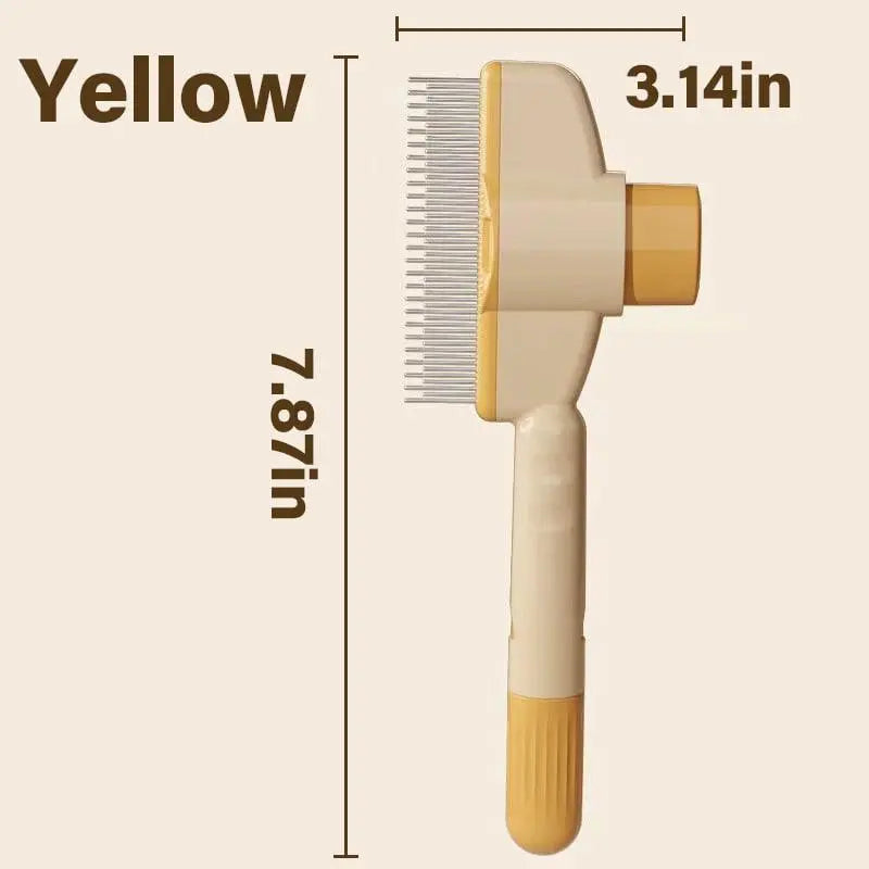 🔥Groom Your Pet with Ease - Self-cleaning Flea Comb Pet Grooming Brush - PawBayPets