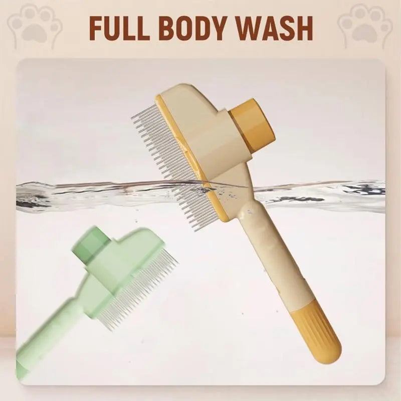 🔥Groom Your Pet with Ease - Self-cleaning Flea Comb Pet Grooming Brush - PawBayPets