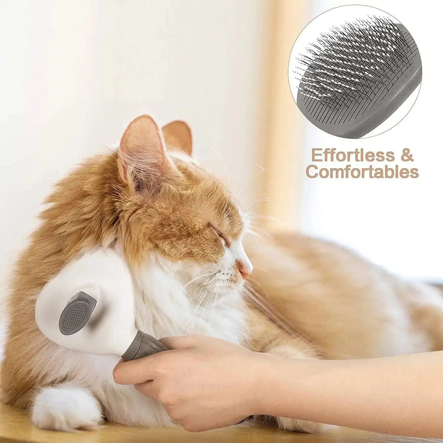 Pet Hair Remover & Grooming Tools: Self-Cleaning Dog Brush, Cat Comb for Dogs and Cats Accessories - PawBayPets