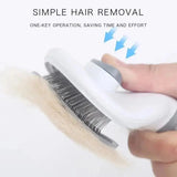 Pet Hair Remover & Grooming Tools: Self-Cleaning Dog Brush, Cat Comb for Dogs and Cats Accessories - PawBayPets