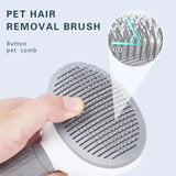 Pet Hair Remover & Grooming Tools: Self-Cleaning Dog Brush, Cat Comb for Dogs and Cats Accessories - PawBayPets
