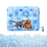 Self-Cooling Gel Mat for Pets - Auto Temperature Control, Portable & Reversible PawBayPets
