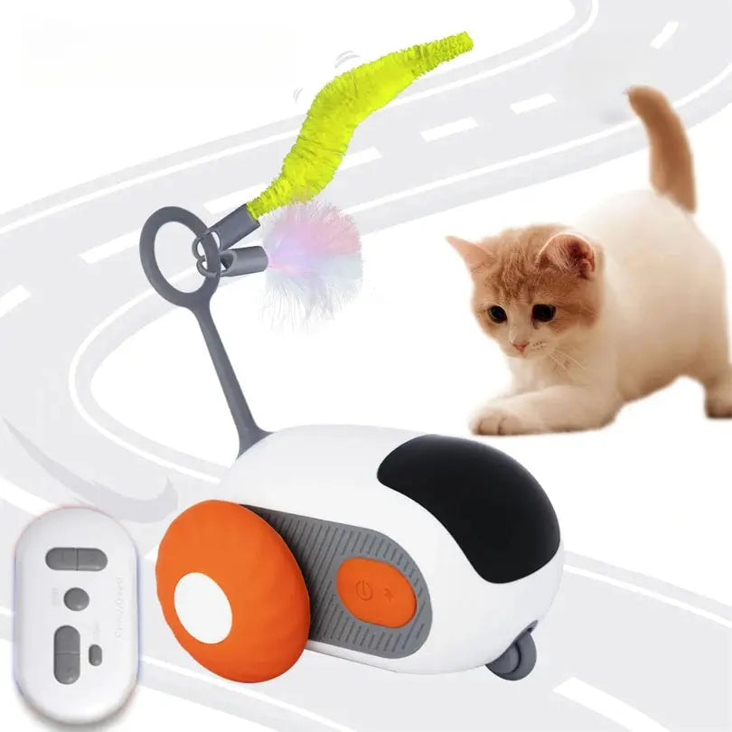 Smart Auto-Avoid Pet Car Toy - Interactive Cat & Dog USB Charging PawBayPets
