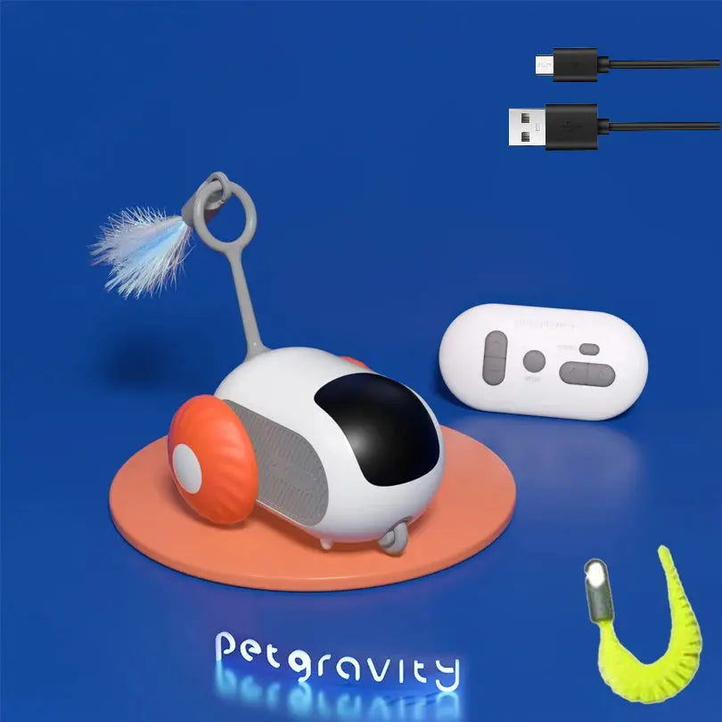 Smart Auto-Avoid Pet Car Toy - Interactive Cat & Dog USB Charging PawBayPets