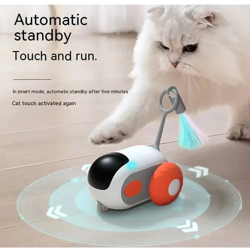 Smart Auto-Avoid Pet Car Toy - Interactive Cat & Dog USB Charging PawBayPets