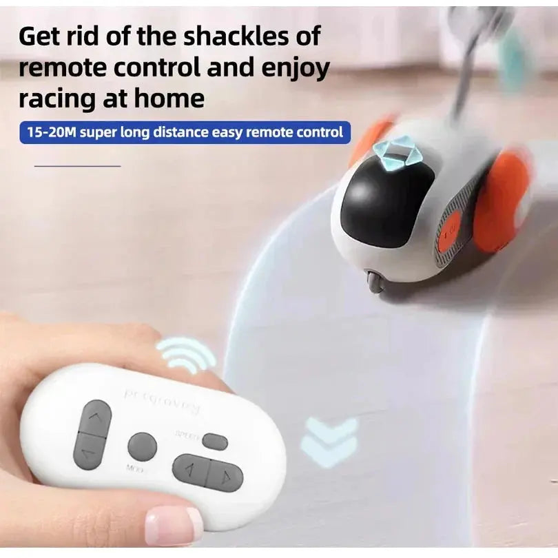 Smart Auto-Avoid Pet Car Toy - Interactive Cat & Dog USB Charging PawBayPets
