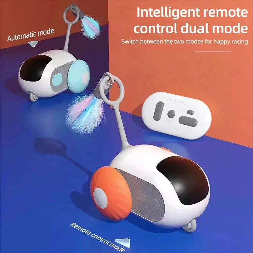 Smart Auto-Avoid Pet Car Toy - Interactive Cat & Dog USB Charging PawBayPets
