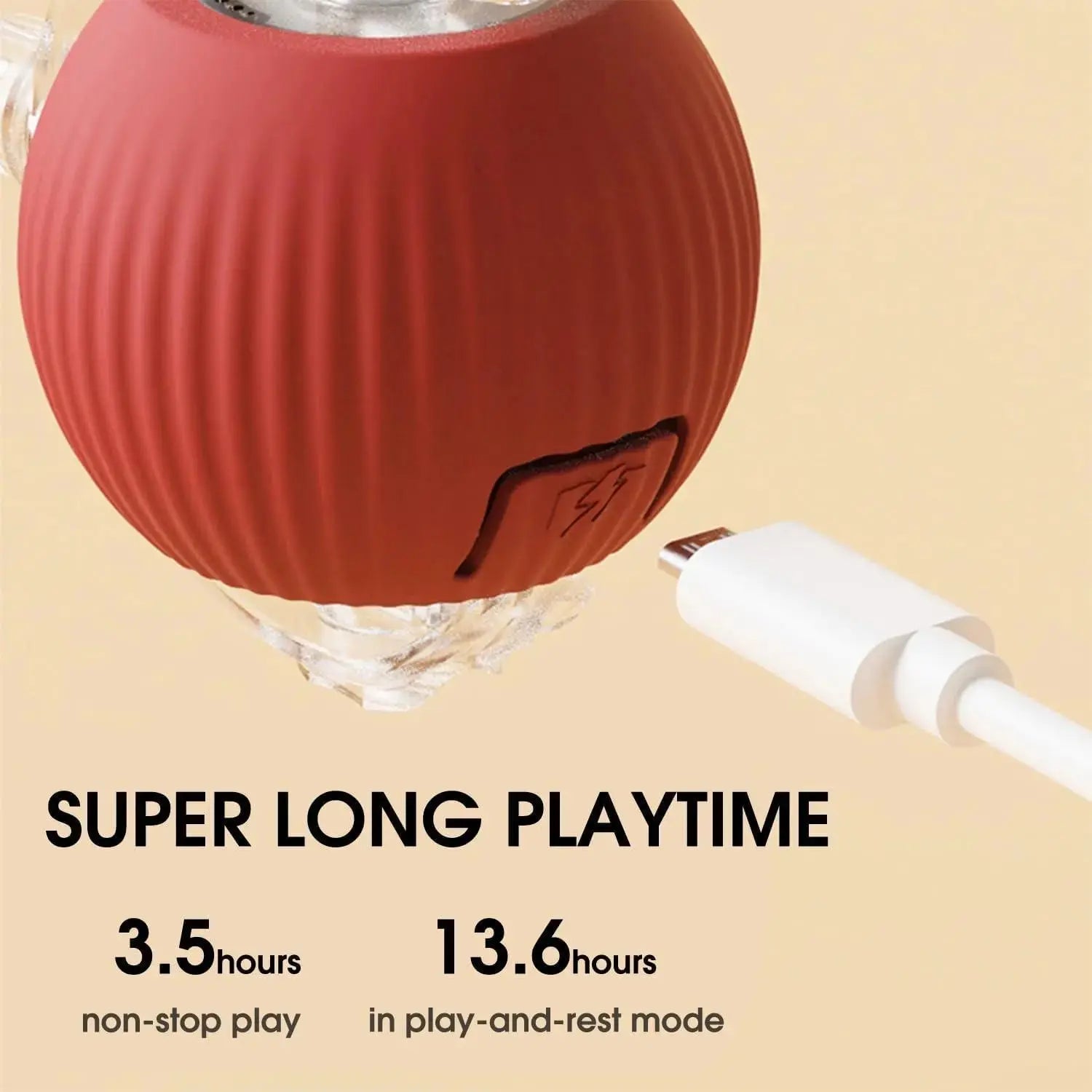 Smart Paw Rolling Ball™ - With Rope - PawBayPets